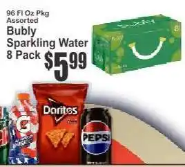 Key Food bubly Sparkling Water 8-Pack offer