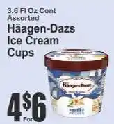 Key Food Häagen-Dazs Ice Cream Cups offer