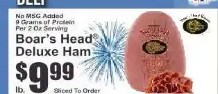 Key Food Boar's Head Deluxe Ham offer
