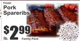 Key Food Pork Spareribs offer