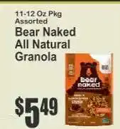 Key Food Bear Naked All Natural Granola offer