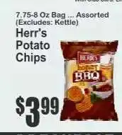 Key Food Herr's Potato Chips offer