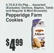 Key Food Pepperidge Farm Cookies offer