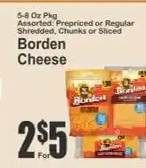 Key Food Borden Cheese offer