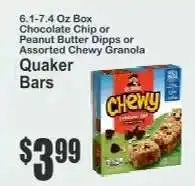 Key Food Quaker Bars offer