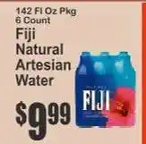 Key Food FIJI Natural Artesian Water offer