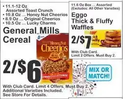 Key Food General Mills Cereal offer
