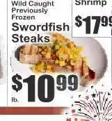 Key Food Swordfish Steaks offer