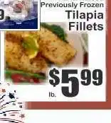 Key Food Tilapia Fillets offer