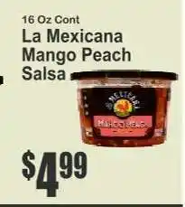 Key Food La Mexicana Mango Peach Salsa offer