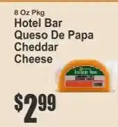 Key Food Hotel Bar Queso De Papa Cheddar Cheese offer