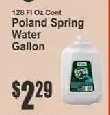 Key Food Poland Spring Water Gallon offer
