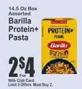 Key Food Barilla Protein Pasta offer