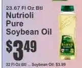 Key Food Nutrioli Pure Soybean Oil offer