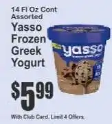 Key Food Yasso Frozen Greek Yogurt offer