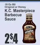 Key Food K.C. Masterpiece Barbecue Sauce offer