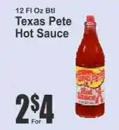 Key Food Texas Pete Hot Sauce offer