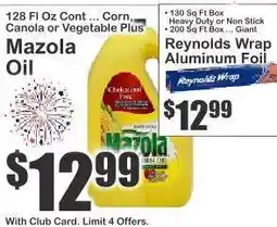 Key Food Mazola Oil offer
