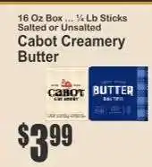 Key Food Cabot Creamery Butter offer