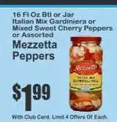 Key Food Mezzetta Peppers offer