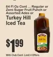 Key Food Turkey Hill Iced Tea offer