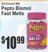Key Food Pepto Bismol Fast Melts offer