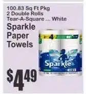 Key Food Sparkle Paper Towels offer