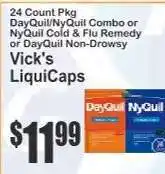 Key Food Vick's LiquiCaps offer