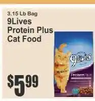 Key Food 9Lives Protein Plus Cat Food offer