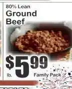 Key Food Ground Beef offer