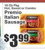 Key Food Premio Italian Sausage offer
