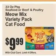 Key Food Meow Mix Variety Pack Cat Food offer