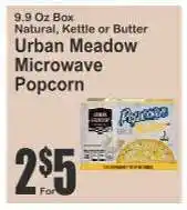 Key Food Urban Meadow Microwave Popcorn offer