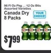 Key Food Canada Dry 8 Packs offer