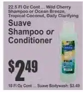 Key Food Suave Shampoo or Conditioner offer