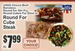 Key Food USDA Choice Beef Boneless offer