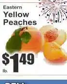Key Food Eastern Yellow Peaches offer