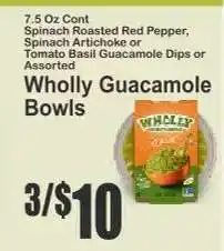 Key Food Wholly Guacamole Bowls offer