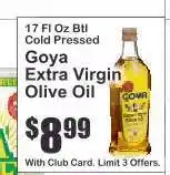 Key Food Goya Extra Virgin Olive Oil offer