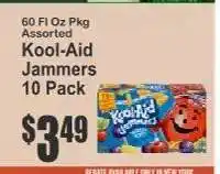 Key Food Kool-Aid Jammers 10 Pack offer