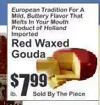 Key Food Red Waxed Gouda offer