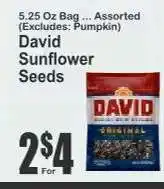 Key Food David Sunflower Seeds offer