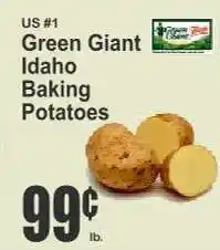Key Food Green Giant Idaho Baking Potatoes offer