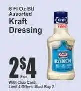 Key Food Kraft Dressing offer