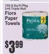 Key Food Fiora Paper Towels offer