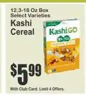 Key Food Kashi Cereal offer