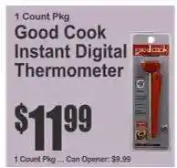 Key Food Good Cook Instant Digital Thermometer offer