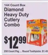 Key Food Diamond Heavy Duty Cutlery Combo offer