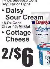 Key Food Daisy Sour Cream offer