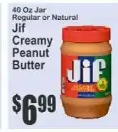 Key Food Jif Creamy Peanut Butter offer
